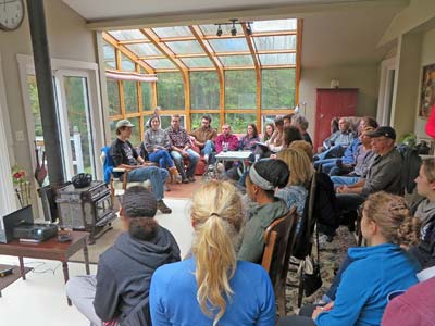 Ted's talk at Barred Owl Reatreat