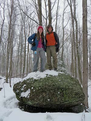 Rose & Greg on boulder