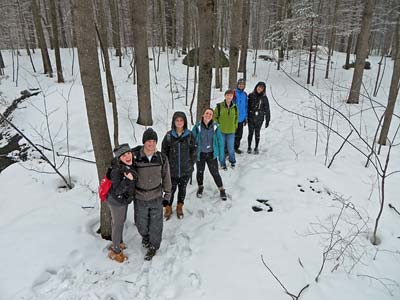 Group on the trail