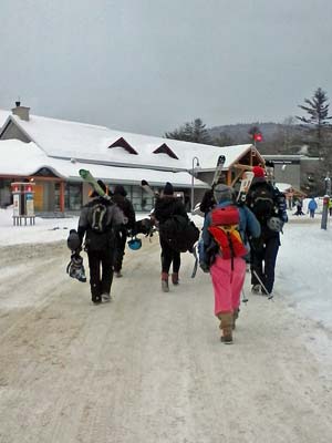 Arrival at Sunday River