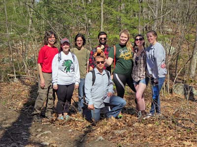 group on Midstate Trail