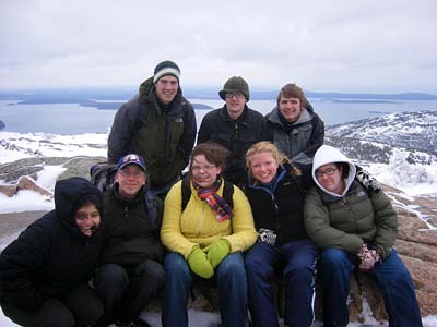 Group on the summit