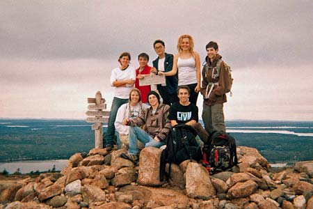 Group on Sargent Mountain