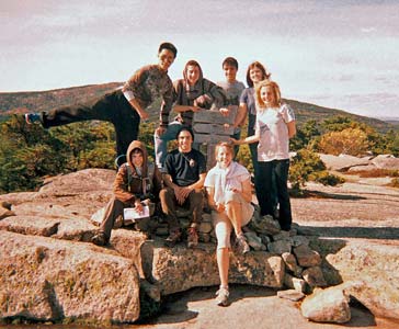 Group on Champlain Mountain