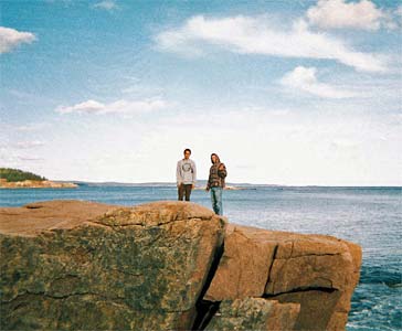 Andrew and Chris at Thunder Hole