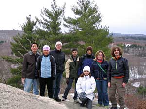 Group at Lookout Rock