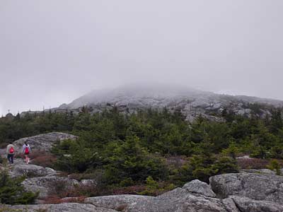 View of summit ahead