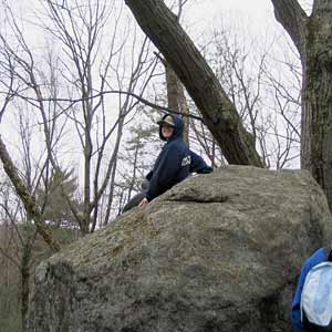 Ali on Balance Rock