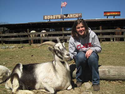 Ashley & goat