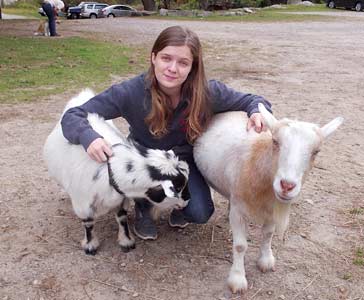 Kendall & goats