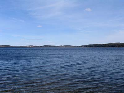 North end of reservoir