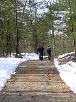 Group on trail