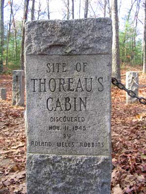 Cabin site monument