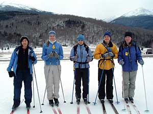 Skiers ready for action