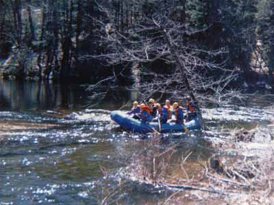 Rafting on the Millers River